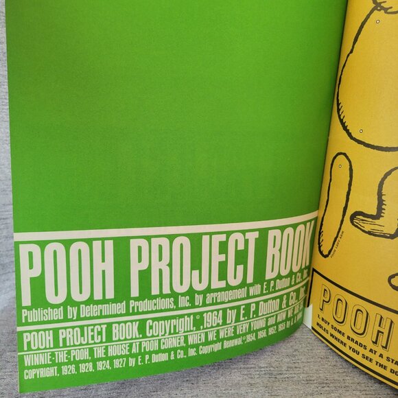Vintage 1964 Pooh Project Book - Picture 7 of 9